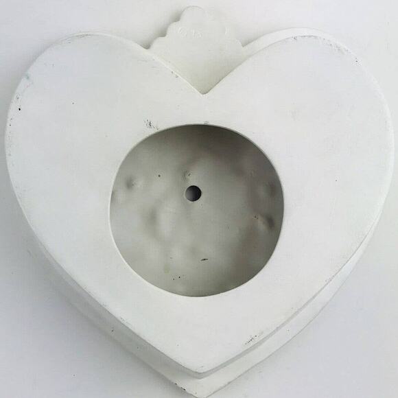 Raggedy Ann Andy Ceramic Chalkware Clock Hand Painted Antique Finish FACE ONLY - Picture 9 of 11